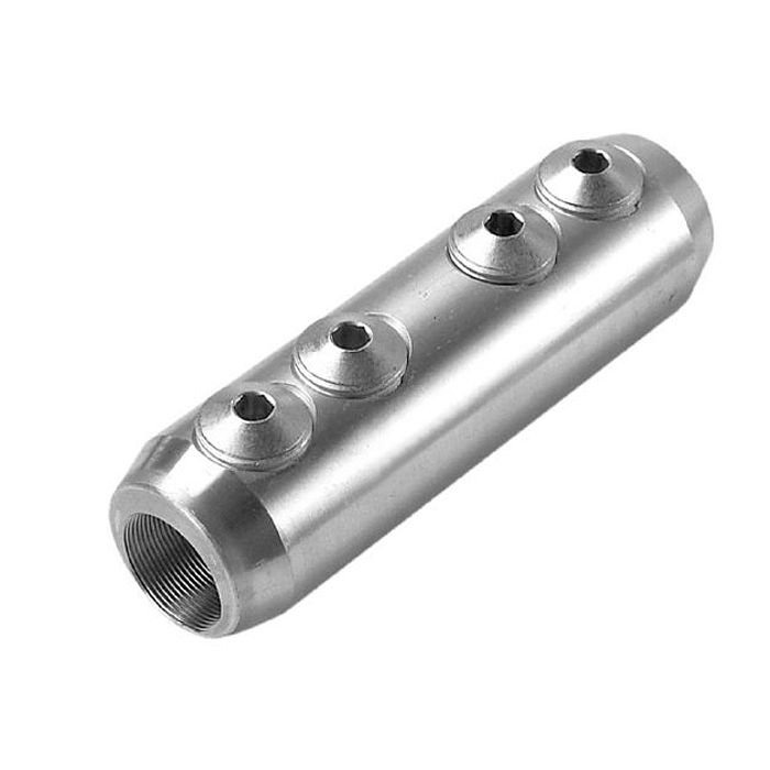 Schraubverbindungsklemme Al,m.Steg,f.Cu+Al-Leiter 120-240mm²rm,sm,re,se  SW6, Anzugsmoment:25Nm