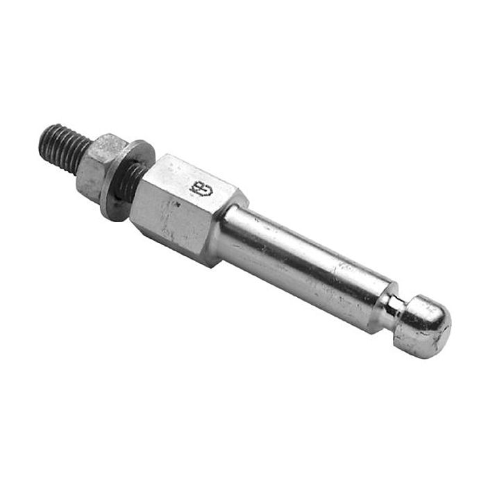 Erdungs-Zylinderbolzen  nach DIN  48088 Teil 2 mit Ringnut, D=16 mm, LB=70, LG=133 mm, M12x40 mm