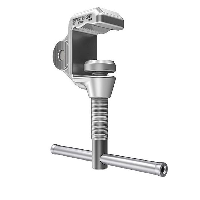 Erdungsklemme E3 mit Schneidteller u.Schraubknebel Klemmweite 2-30mm, Ik=13,8 kA/1s