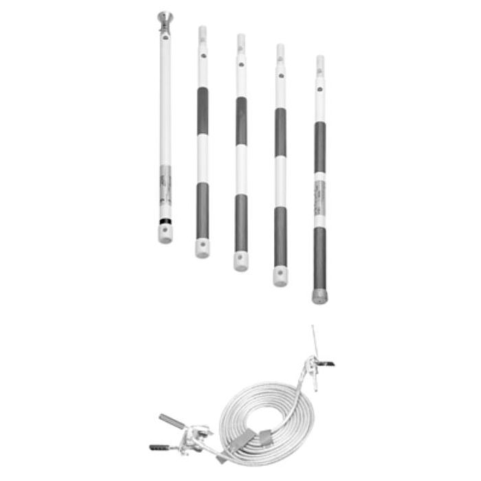 2 Erd.- u. Kurzschl.Vorrichtungen kpl. 50mm² L=12m in 2 Taschen (1 Erd.-Stange)