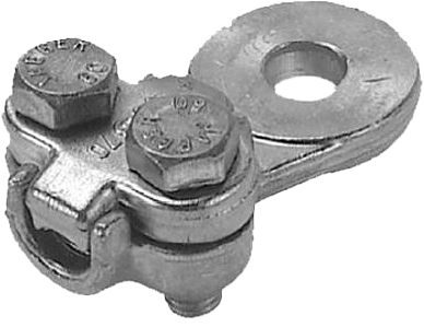 Zahnkabelschuh, Cu 10 - 10, 1 Klemmdeckel