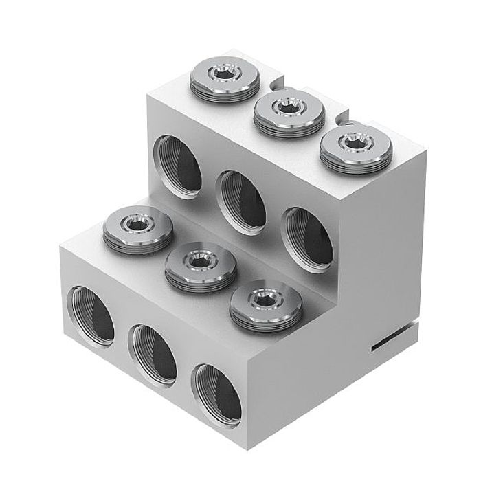 2Direkt-Transformatoren-Anschlussklemme 6 x 185 - 400 mm²     Gewinde: M55X3