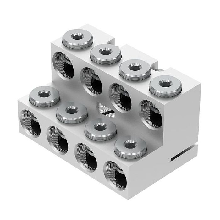 2Direkt-Transformatoren-Anschlussklemme 8 x 35 - 240 mm²     Gewinde: M42X3