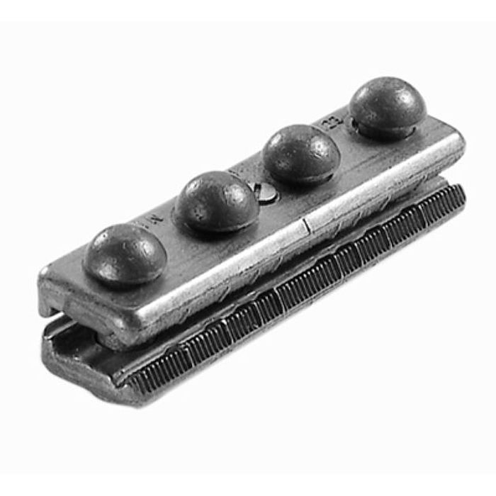 Fahrdraht-Stoßverbinder Bz, genietet   65+100+120