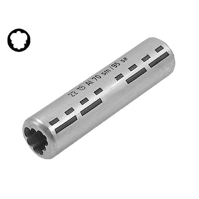 Pressverbinder DIN 46267 + Sektorbohrung, Al 240sm 300se/re