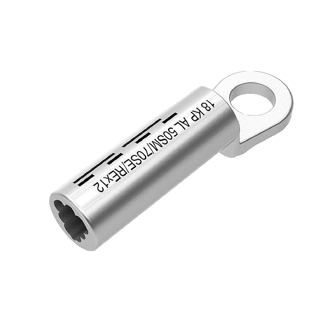 Presskabelschuh DIN 46329 + Sektorbohrung, Al 35 - 10 - S, K16